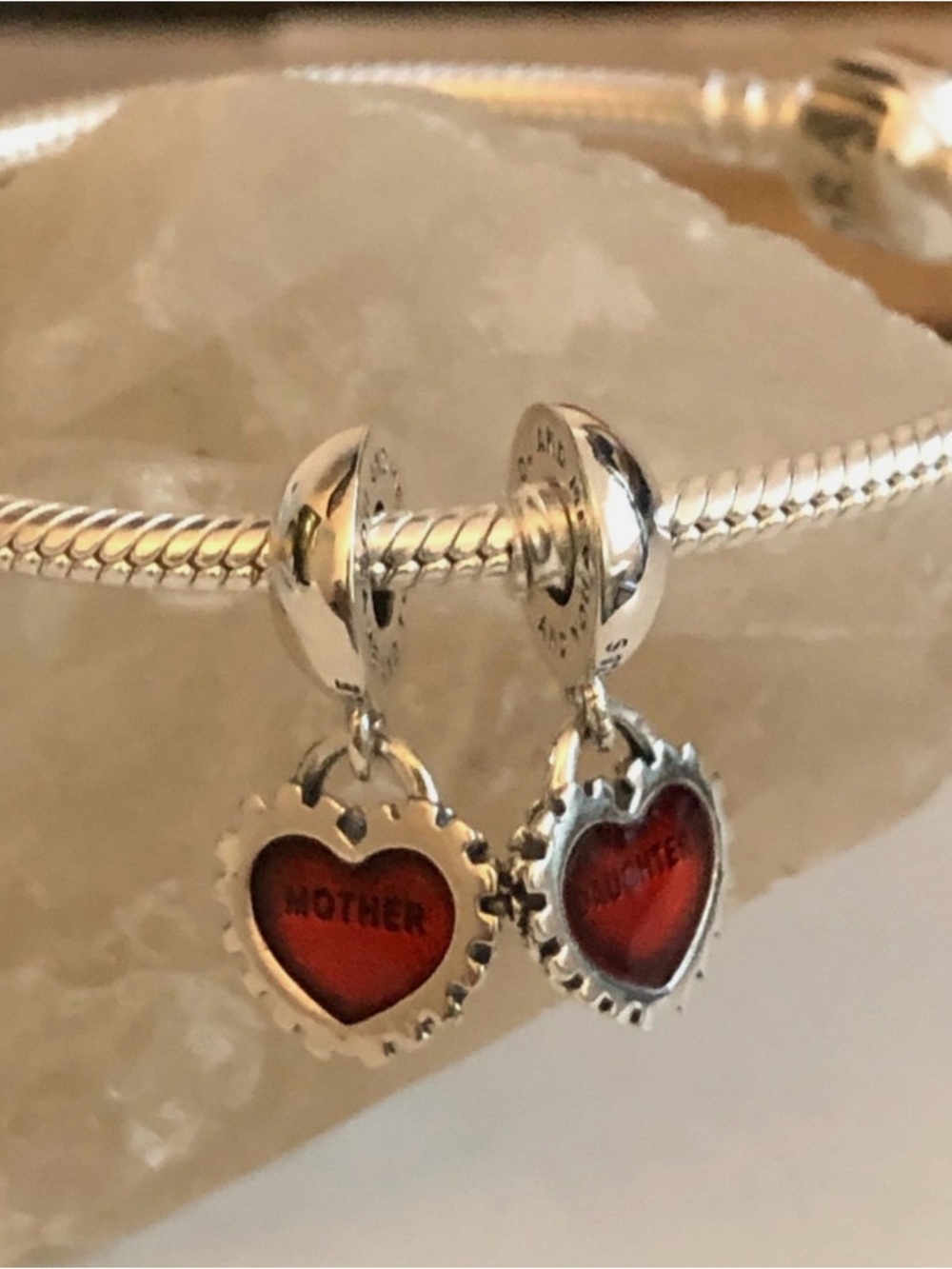 Retired Mother/ daughter pandora charm